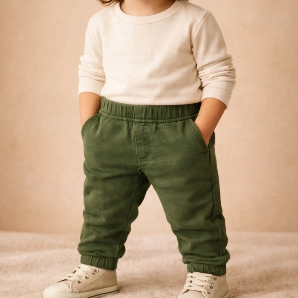 Carter’s Toddler Olive Green Jogger Sweatpants Size 3T